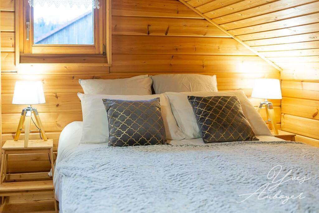 Chalet La Calougeotte avec jardin clos et sauna privatif Le Ménil Extérieur photo